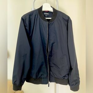 Bonobos Boulevard Bomber Jacket, Black, Size Large, Like New